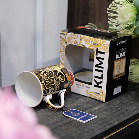 Ly sứ Carmani Mug Classic New - G. Klimt, The Tree of Life 400ml