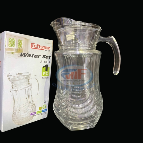 BÌNH NƯỚC THỦY TINH 1400ml (J-138A)