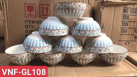 CHÉN SỨ HOA VĂN 4D