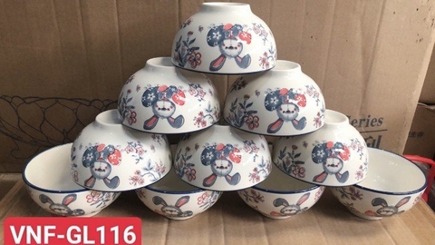 CHÉN SỨ HOA VĂN 4D