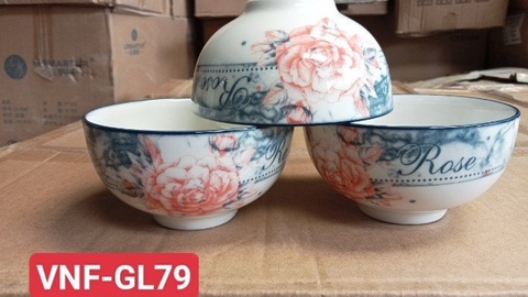 CHÉN SỨ HOA VĂN 4D