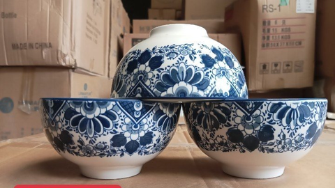 CHÉN SỨ HOA VĂN 4D