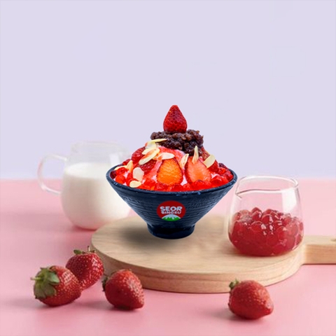 Bingsu Thạch Dâu Tây