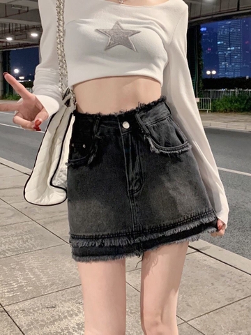 Chân váy jean-R10.2406