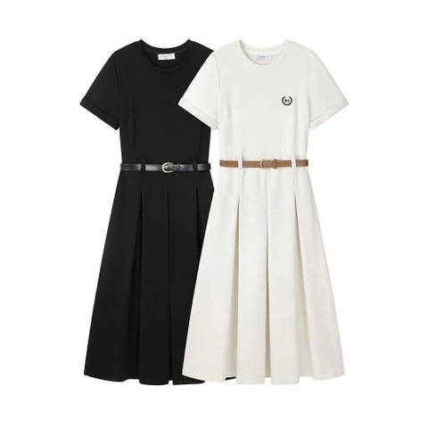 Đầm kèm belt-R5.1307.25