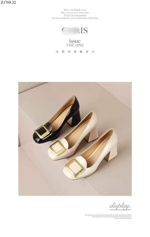 Giầy gót vuông-TN1.2909