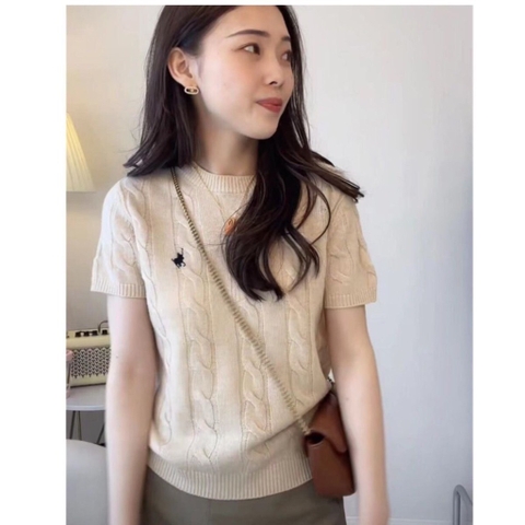 Áo len kẻ ngang k cổ-R7.2906