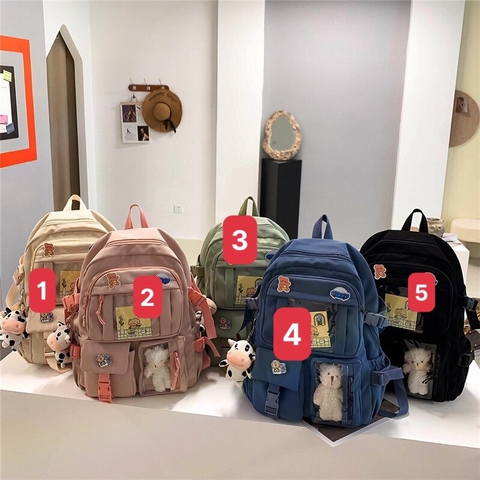 TN2.1105 - Balo học sinh kèm móc khoá