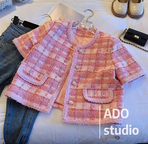 Áo dạ cộc tay-AvdhR2106