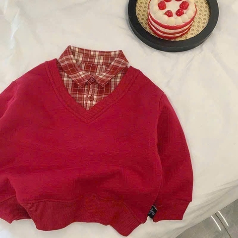 Áo len phối cổ-R14.1601.26