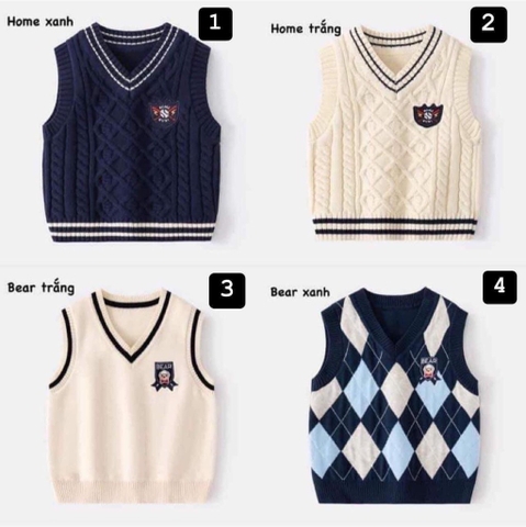 Áo gile len cho bé-R16.2906