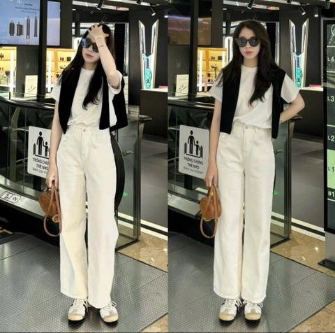 Jean suông thêu ngựa-R13.1.2301.26