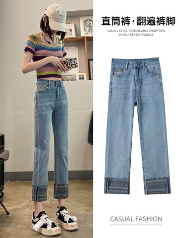 Quần jean hoa-R12.2206