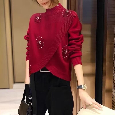Áo len vạt chéo-Tn12.2212