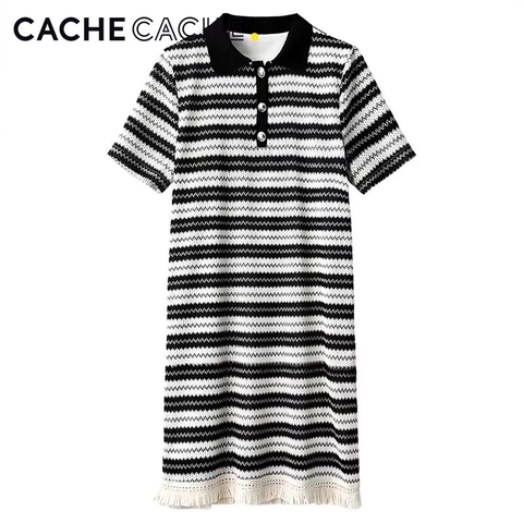 Váy kẻ Cache-TN12.3006