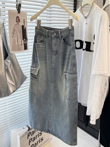 Chân váy jean-R24.2703.25