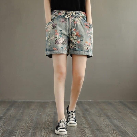 Short jean hoạ tiết-Tn4.2002