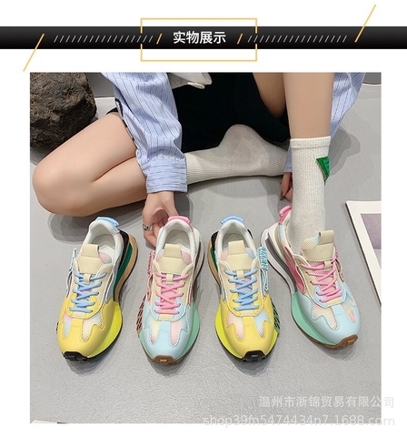 Giầy TT nữ sắc mầu-TN1.1905