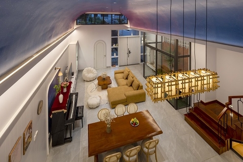 Xu hướng đồ nội thất cong mang lại không gian thư giãn cho ngôi nhà