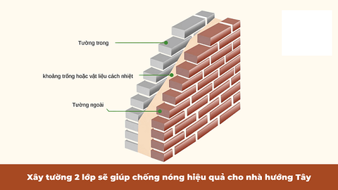 Có nên xây tường 2 lớp cách nhiệt?