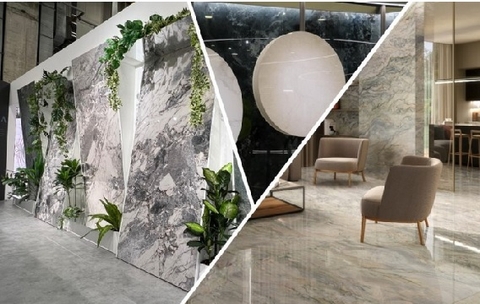 Viglacera sản xuất đá nung kết vân trong xương