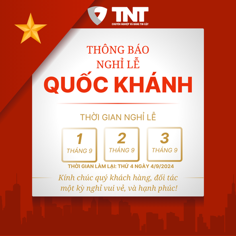 THÔNG BÁO LỊCH NGHỈ QUỐC KHÁNH 2-9-2024
