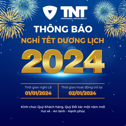 THÔNG BÁO LỊCH NGHỈ TẾT DƯƠNG LỊCH 2024