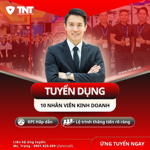TUYỂN DỤNG NHÂN VIÊN KINH DOANH – ĐI LÀM NGAY!