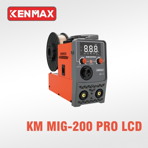 Máy hàn màn hình LED KM MIG-200 PRO LCD