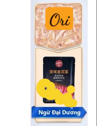 Pate Wanpy Happy 100  Cho Mèo 70g(Đủ Vị-100% tự nhiên)