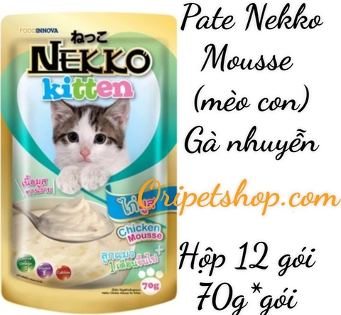Pate  Nekko Kitten 70g Dành Cho Mèo Con.
