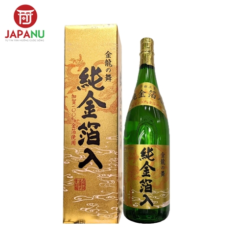 Rượu Sake Vảy Vàng Kinryu No Mai Junkinpakuiri Nhật Bản 1L8