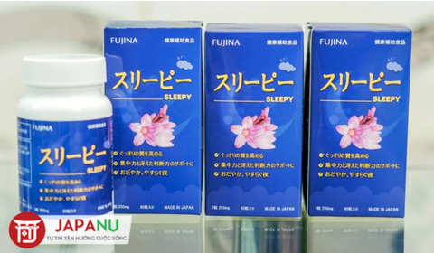 Viên Uống Hỗ trợ giấc ngủ Sleepy Fujina 80 viên