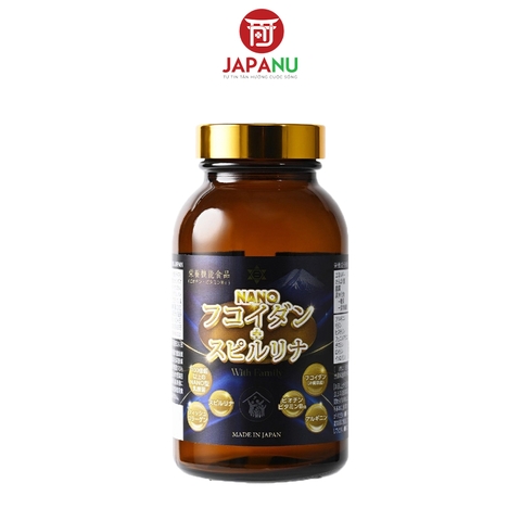 Viên Uống Nano Fucoidan Và Tảo Xoắn Spirulina 2000 Viên Nhật Bản
