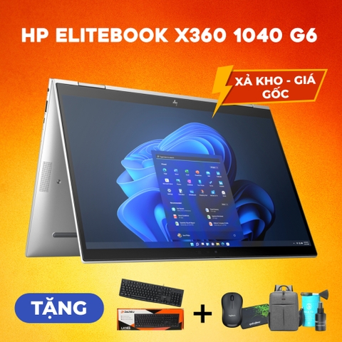 HP Elitebook x360 1040 G6 (Core i5-8665U / RAM 8GB / SSD 256GB / màn hình 14 inch Full HD IPS 2in1) - Likenew