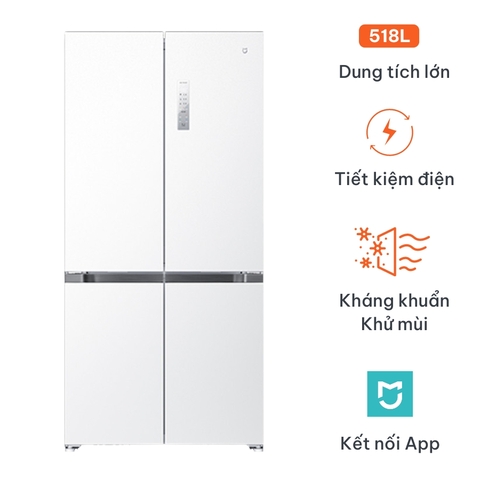 Tủ lạnh Xiaomi Mijia 518L – Siêu mỏng, Thiết kế âm tường, có ngăn đông mềm