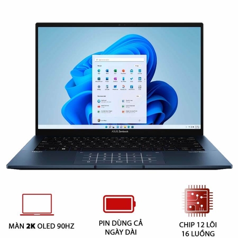 [Mới 100%] Asus Zenbook 14 Q409za (Core i5-1240P/ Ram 8GB/ SSD 256GB/ 14 inch 2K OLED 90Hz) 