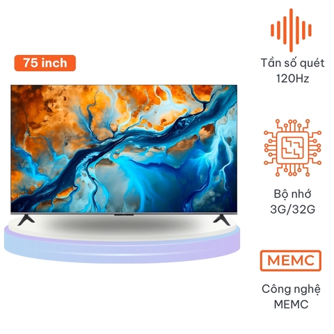 Tivi Xiaomi EA Pro 75 inch (model 2024) - 4K, tần số quét 120Hz (3GB - 32GB)