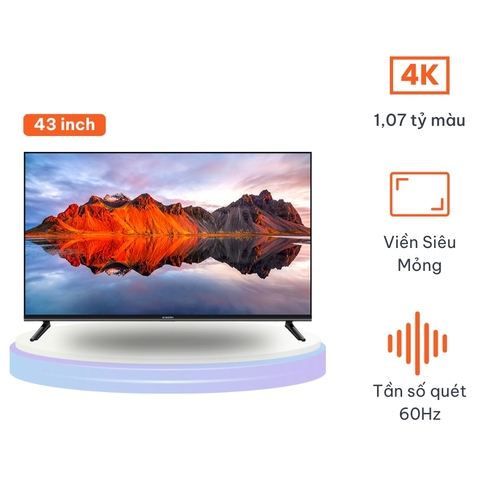 Tivi Xiaomi 43 inch A Pro Google TV QLED 2025 – Bản Quốc Tế (L443MA-SSEA)