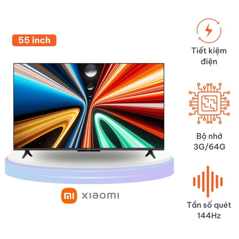Tivi Xiaomi Redmi A Pro 55 inch (Model 2025) – Tiết kiệm điện, Tần số 144Hz - Bản Nội địa