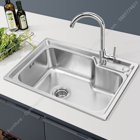 Chậu Rửa Chén 75x45cm 1 Hộc - inox 304