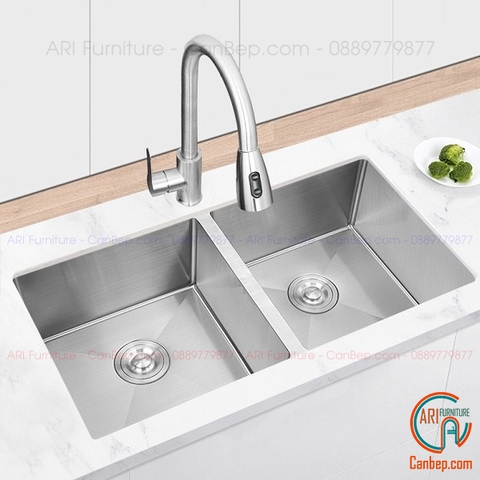 Chậu Rửa Chén 83x46cm Dày 3.0mm - inox 304