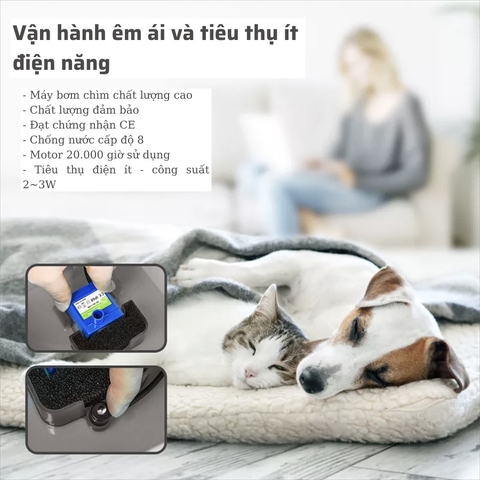 [Sỉ/Lẻ] Máy Uống Nước/Lọc Nước Cho Thú Cưng Dung Tích 2L Thương Hiệu 4Paws