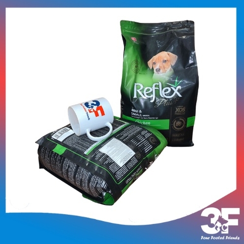 Thức Ăn Hạt Chó Reflex Plus Mini & Breeds Junior Vị Gà Cho Chó Con Bao 3Kg