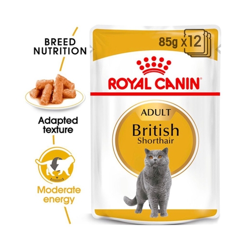 Pate Royal Canin British Short Hair Cho Mèo Anh Lông Ngắn - Gói 85G