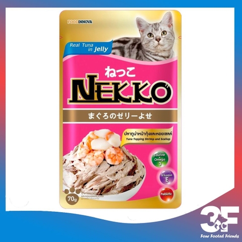 Pate Nekko Jelly Cho Mèo Trưởng Thành Từ 6 Tháng Tuổi Gói 70g