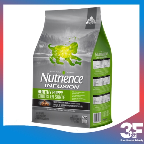 Thức Ăn Hạt Khô Dành Cho Chó Con Vị Thịt Gà Và Rau Củ Tự Nhiên Nutrience Infusion Puppy