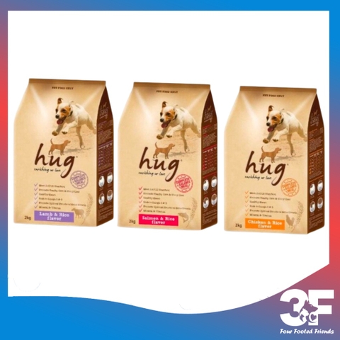 Thức Ăn Hạt Hug Dành Cho Chó Bao 2Kg