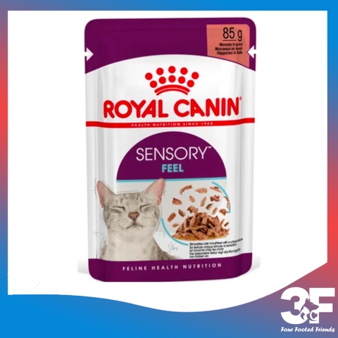 Thức Ăn Ướt Cân Bằng Và Toàn Diện Cho Mèo Trên 12 Tháng Tuổi - Royal Canin Sensory Wet (Feel) Gói 85g