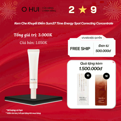 Kem Che Khuyết Điểm Sum37 Time Energy Spot Correcting Concentrate